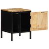 vidaXL Нощен шкаф 2 pcs Кафяв и черен 30 x 30 x 40 cm