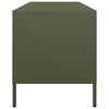 vidaXL ТВ шкаф маслиненозелен 135x39x43,5 см студеновалцувана стомана