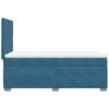 vidaXL Боксспринг легло с матрак, синя, 90x190 см, кадифе