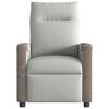 vidaXL Recliner Chair Cloud Grey Fabric