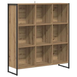 vidaXL Шкаф за книги 99.5 x 30 x 108.5 см Инженерна дървесина