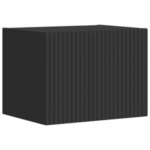 vidaXL TV стенен шкаф 39 x 31 x 29,5 см Черно Инженерна дървесина