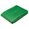 vidaXL Брезент тип Лено, 260 г/м&sup2;, 2x4 м, бял