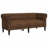 vidaXL Диван Кафяво 182,5 x 74,5 x 74,5 см Полиестер