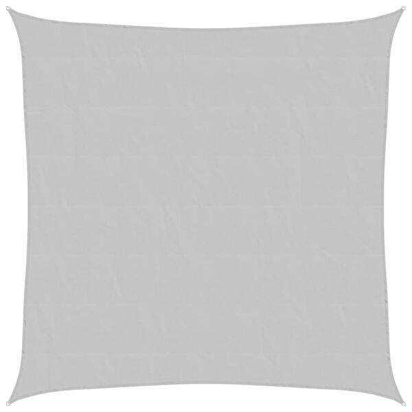vidaXL Слънцезащитно платно светлосиво 2x2 м 100% полиестер Оксфорд