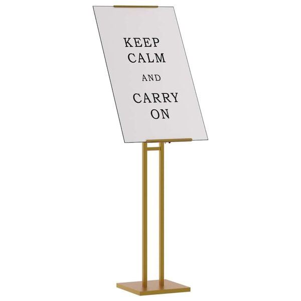 vidaXL Стендове за търговски прояви 2 pcs Златист 26,5 x 26,5 x 150 см