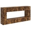 vidaXL Конзолна маса Пушена Дъб 155 x 29 x 74 см