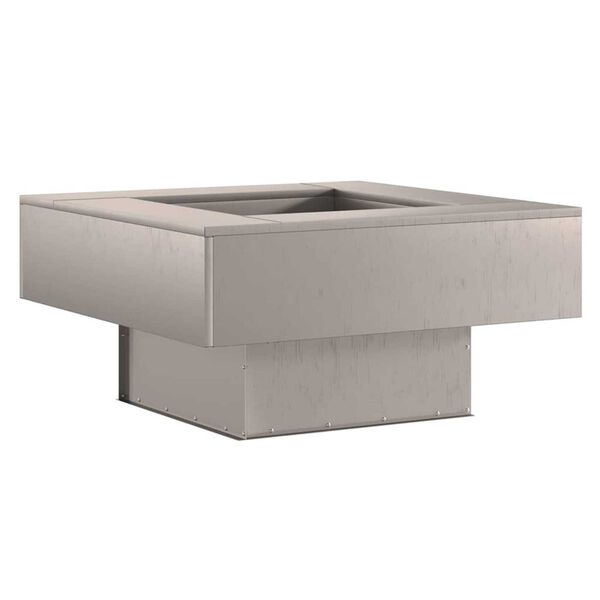 vidaXL Огнище Кафяво 80 x 80 x 40 cm Стомана