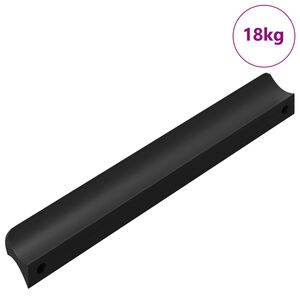 vidaXL Дръжка 973 бр. Черно 106 x 7,4 x 15,5 мм Алуминий