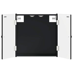 vidaXL Кабинет за дартборд BREDA Черно 52,5 x 10,5 x 53,5 см