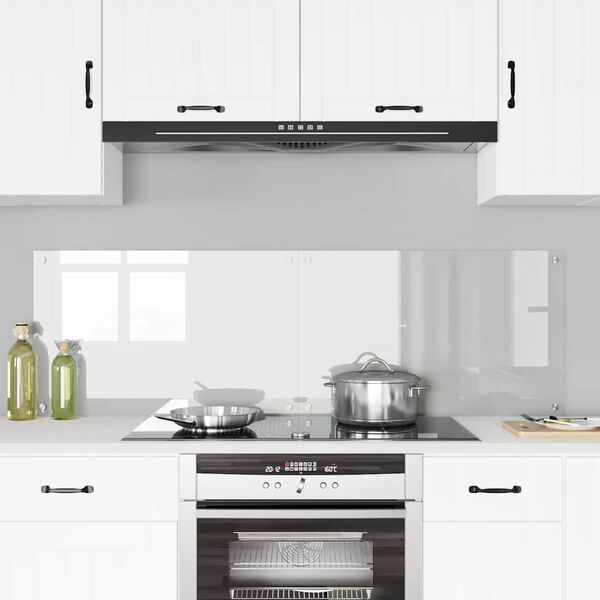 vidaXL Кухненски заден панел 2 pcs Прозрачен 80 x 50 cm