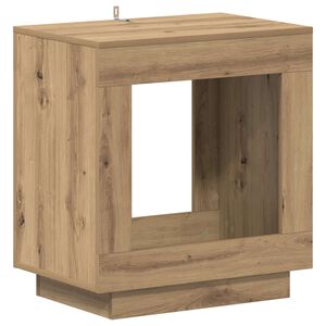 vidaXL Странична маса Дъб артизан 60 x 40 x 65 см Инженерна дървесина