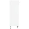 vidaXL Шкаф за обувки, бял, 30x35x105 см, инженерно дърво