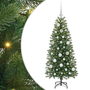 vidaXL С изкуствено коледно дърво Зелен 120 cm PE и PVC