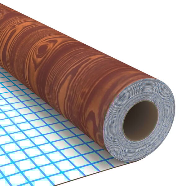 vidaXL Самозалепващо фолио за мебели, акация, 500х90 см, PVC