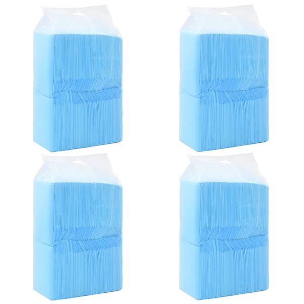 vidaXL Подложки за обучаване на домашни любимци 400 бр 90х60 см плат