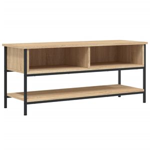 vidaXL ТВ шкаф, дъб сонома, 100x35x45 см, инженерно дърво