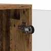 vidaXL Страничен шкаф Старо дърво 68 x 37 x 75,5 см Инженерно дърво