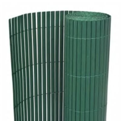 vidaXL Двустранна градинска ограда, 110x500 см, зелена