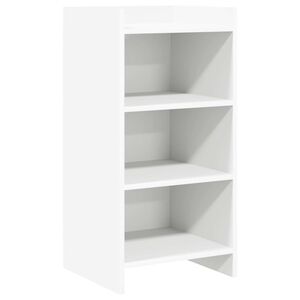 vidaXL Служебен шкаф Бяло 40 x 36 x 80 см Инженерна дървесина