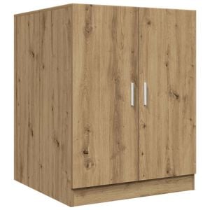 vidaXL Шкаф за пералня дъб артизан 70,5x71,5x91,5 см