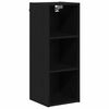 vidaXL Висящ шкаф Черния дъб 30 x 29,5 x 80 см Инженерна дървесина