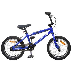 vidaXL BMX Велосипед 16 инча за 5-8 години Тъмен син