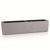 LECHUZA Плантер BALCONERA Stone 80 ALL-IN-ONE, сив