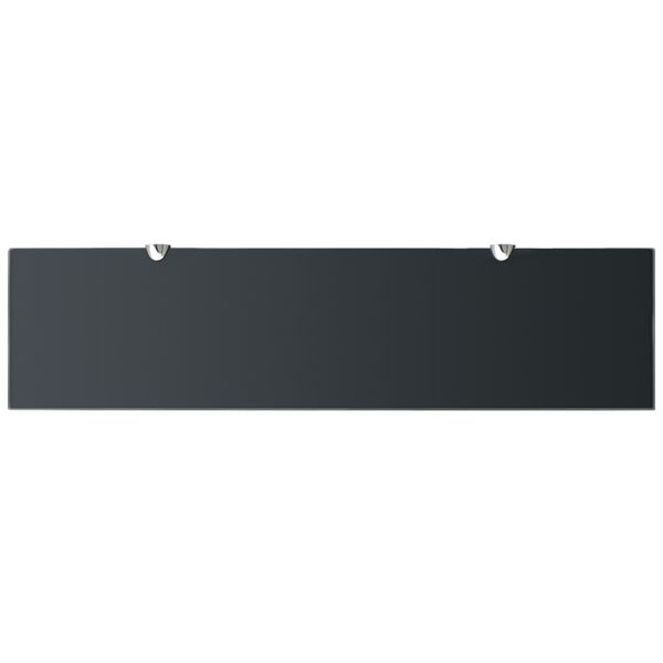 vidaXL Подвижни рафтове, 2 бр, стъкло, 80x20 см, 8 мм