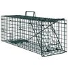 vidaXL Капан за животни Зелен 61 x 20 x 21,5 см Стомана