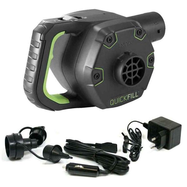 Intex Акумулаторна електрическа въздушна помпа Quick-Fill 66642