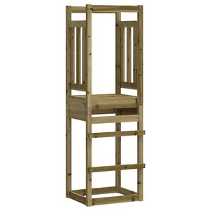 vidaXL Кула за игра 53x46,5x169 см импрегнирана борова дървесина