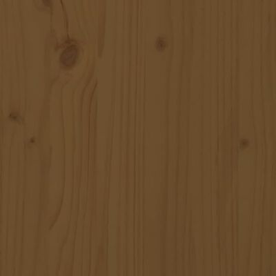 vidaXL Поставка дърва за огрев меденокафява 33,5x30x110 см бор масив
