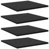 vidaXL Етажерка Борд 3 нива 4 pcs 40 x 40 x 1,5 cm Инженерна дървесина