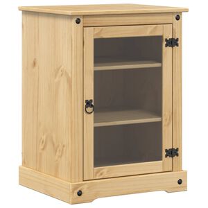 vidaXL HiFi шкаф Corona, 60x50x82 см, бор масив