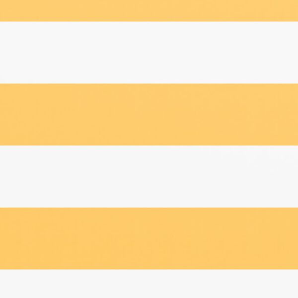 vidaXL Балконски параван, бяло и жълто, 120x500 см, оксфорд плат