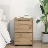 vidaXL Шкаф за съхранение Дъб 40 x 48 x 57 см Инженерно дърво