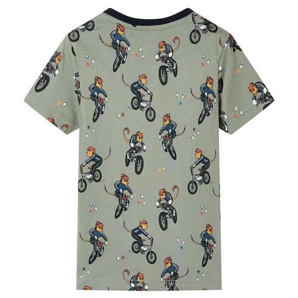 Детска пижама с къс ръкав, светлооранжева, 116