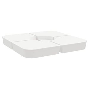 vidaXL 4 части Комплект основа за чадър за чадър с кръстосана 100 кг