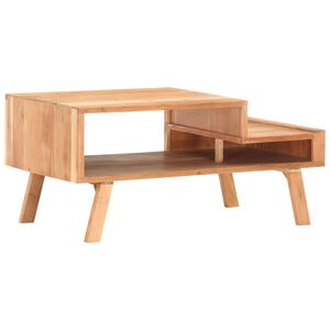 vidaXL Маса за кафе, 100x50x45 см, акациево дърво масив