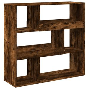 vidaXL Разделител за стая, опушен дъб, 100x33x94,5 см