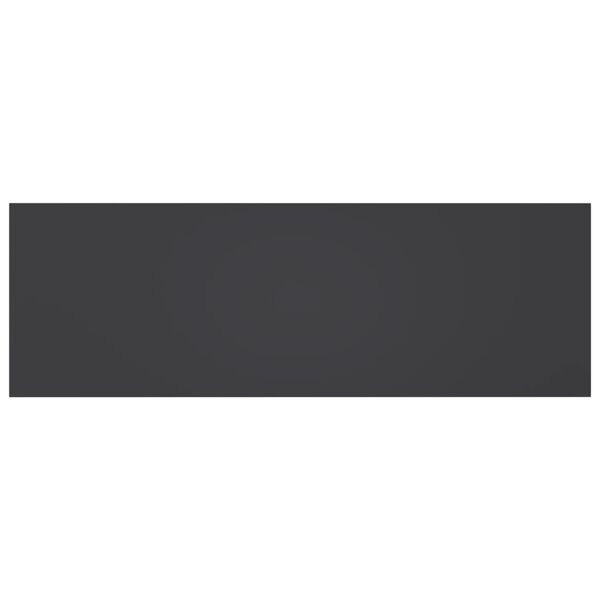 vidaXL Рафтове за етажерка, 4 бр, сиви, 60x20x1,5 см, ПДЧ