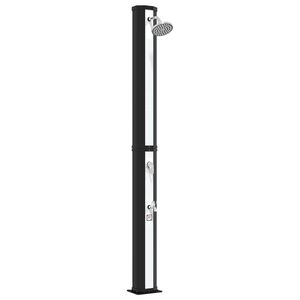vidaXL Соларен душ с душ-глава и кран 40 l PVC, ABS, Цинкова сплав