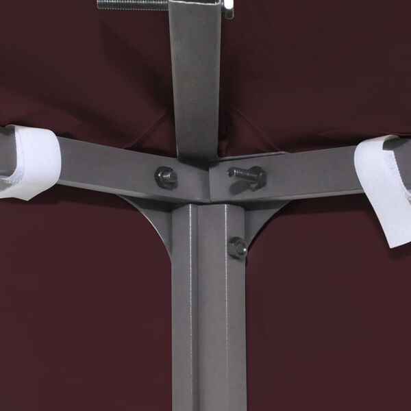 vidaXL Покрив за шатра, 310 г/м², 3x4 м, бордо