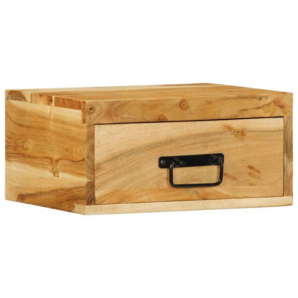 vidaXL Стенни нощни шкафчета 2 бр. масивна дървесина акация