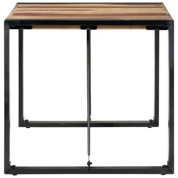 vidaXL Трапезна маса, 80x80x75 см, масивна дървесина