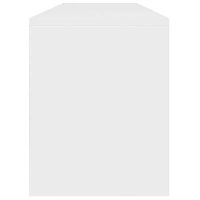 vidaXL ТВ шкаф, бяло, 120x30x37,5 см, ПДЧ