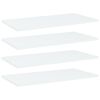 vidaXL Рафтове за етажерка, 4 бр, бели, 60x30x1,5 см, ПДЧ