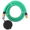 vidaXL Смукателен маркуч с месингови съединители 1,1" 15 м PVC