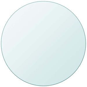 vidaXL Темпериран стъклен плот за кръгла маса, 500 мм